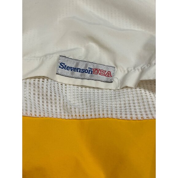 XL (W) | Vintage 90s UNC Charlotte Basketball Yellow White Windbreaker - Picture 5 of 5